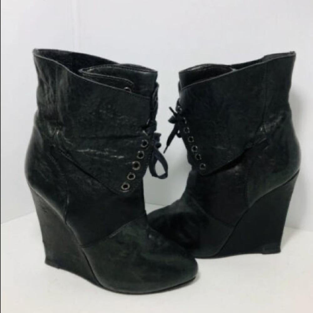 Giuseppe Zanotti x Thakoon wedge distressed boots